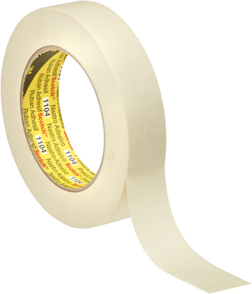 Scotch Afplaktape 1104 op maat te snijden (max 1500mm)/50mtr, 0,147mm dik, beige